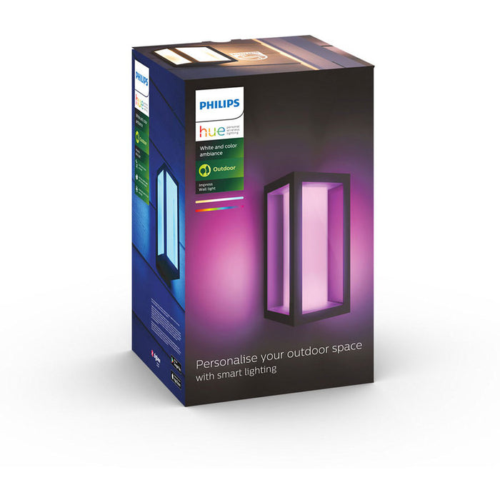 LED GARDEN WALL LIGHT 8W IP44 PHILIPS HUE IMPRESS