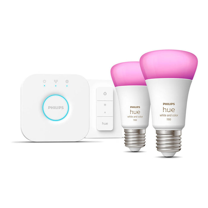 STARTER KIT LED BULB E27 9W 2 PCS PHILIPS HUE