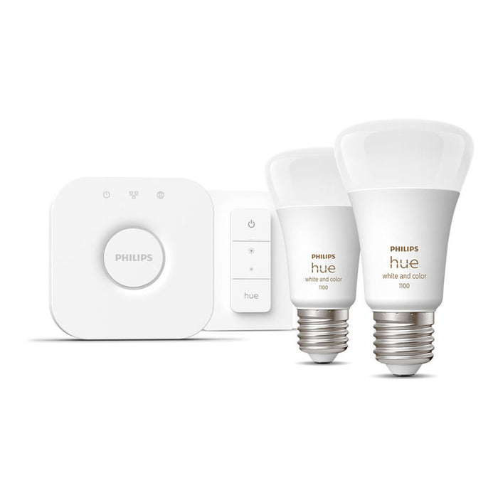 STARTER KIT LED BULB E27 9W 2 PCS PHILIPS HUE