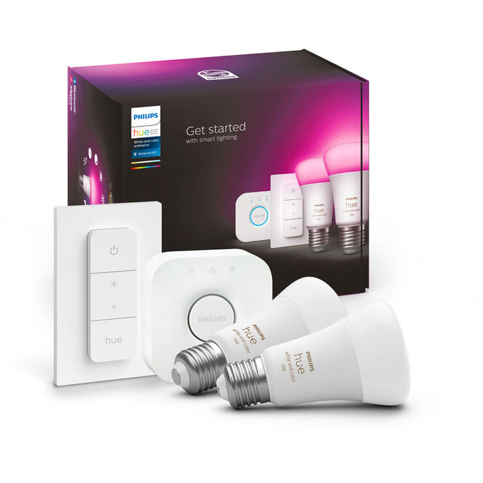 STARTER KIT LED BULB E27 9W 2 PCS PHILIPS HUE
