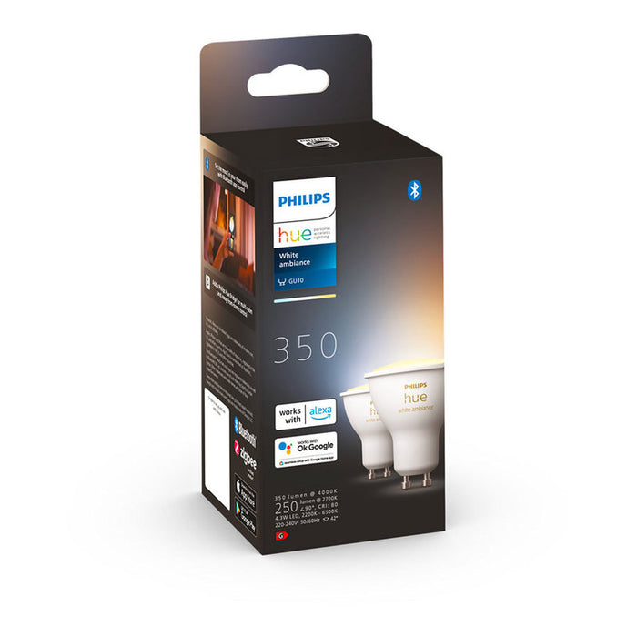 LED BULB GU10 4.3W 2 PCS PHILIPS HUE