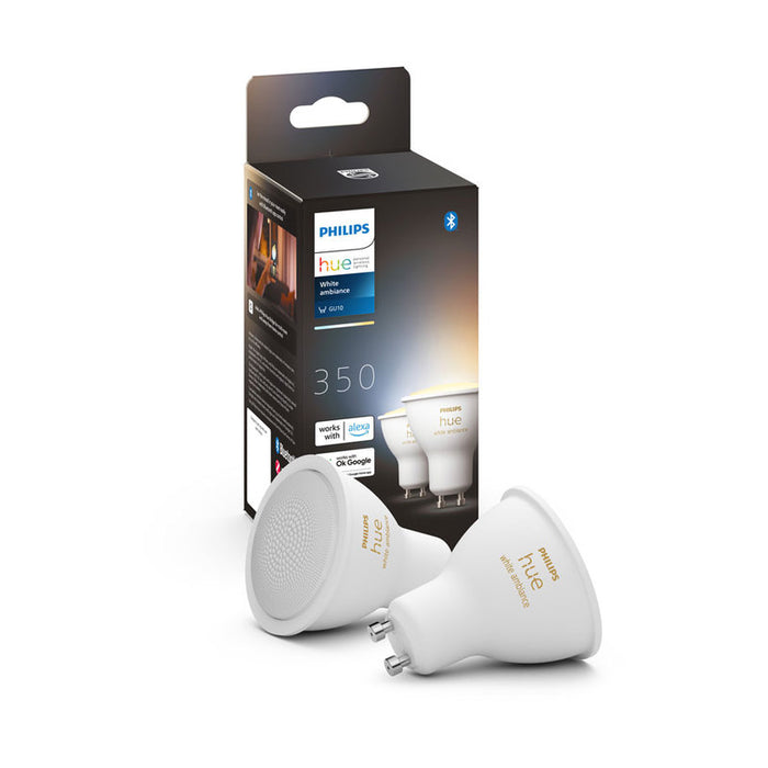 LED BULB GU10 4.3W 2 PCS PHILIPS HUE