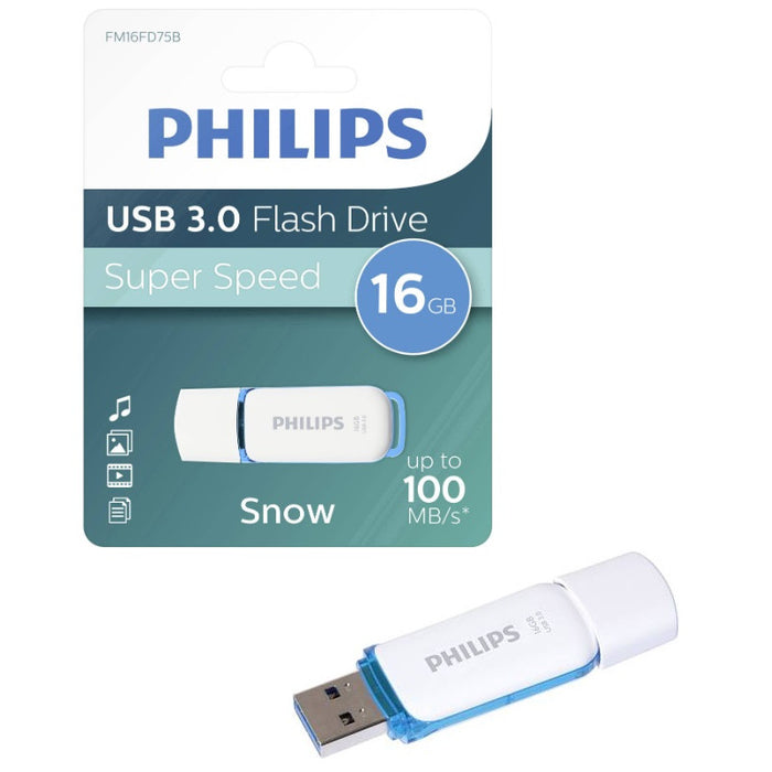 USB 2.0 16GB SNOW PHILIPS - BLUE