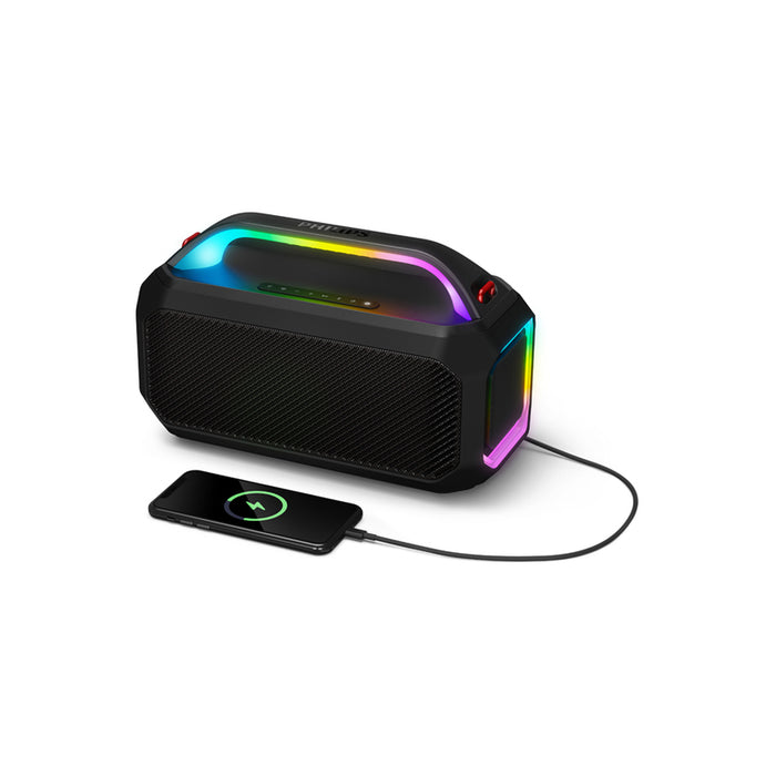 Bluetooth speaker PHILIPS TAS7000 100 W, BLUETOOTH, BATTERY UP TO 24 HOURS, BLACK