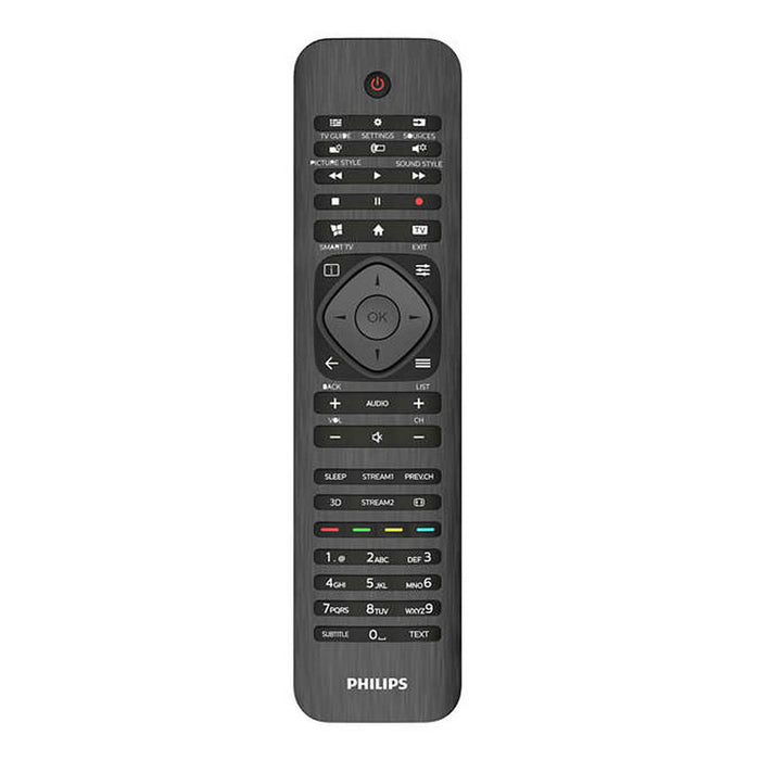 PHILIPS remote control supports all common functions of the Philips TV remote control