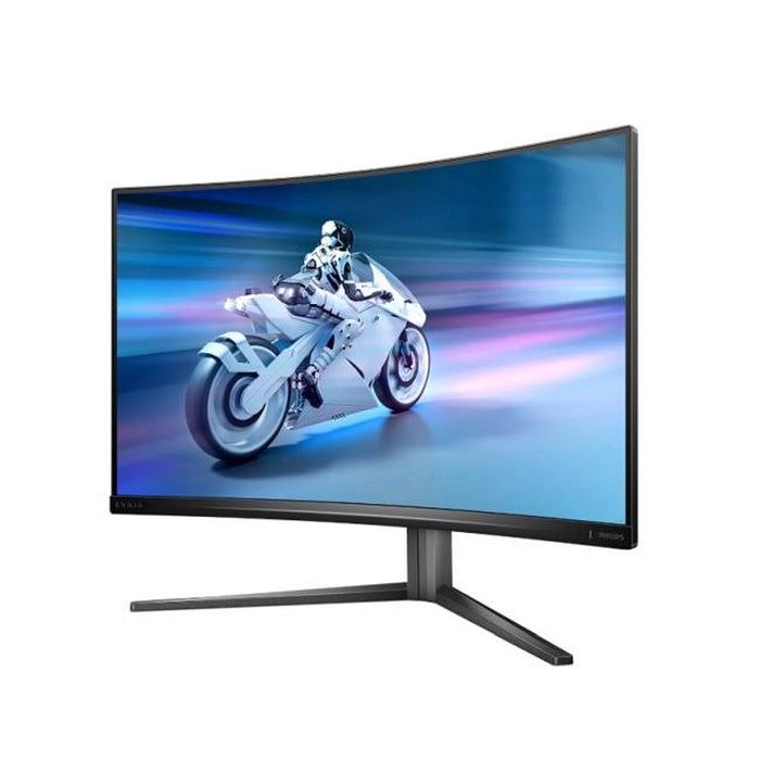 Philips Evnia 32M2C5500W, 31.5" Curved 1000R, Fast VA, WLED, 2560x1440@240Hz, 1ms GtG, 0.5ms MPRT, 500cd m/2, 4000:1, Mega Infinity DCR, Adaptive Sync, FlickerFree, Low Blue Mode, Tilt, Height Adjust, Swivel, 2xHDMI, 2xDP, USB hub