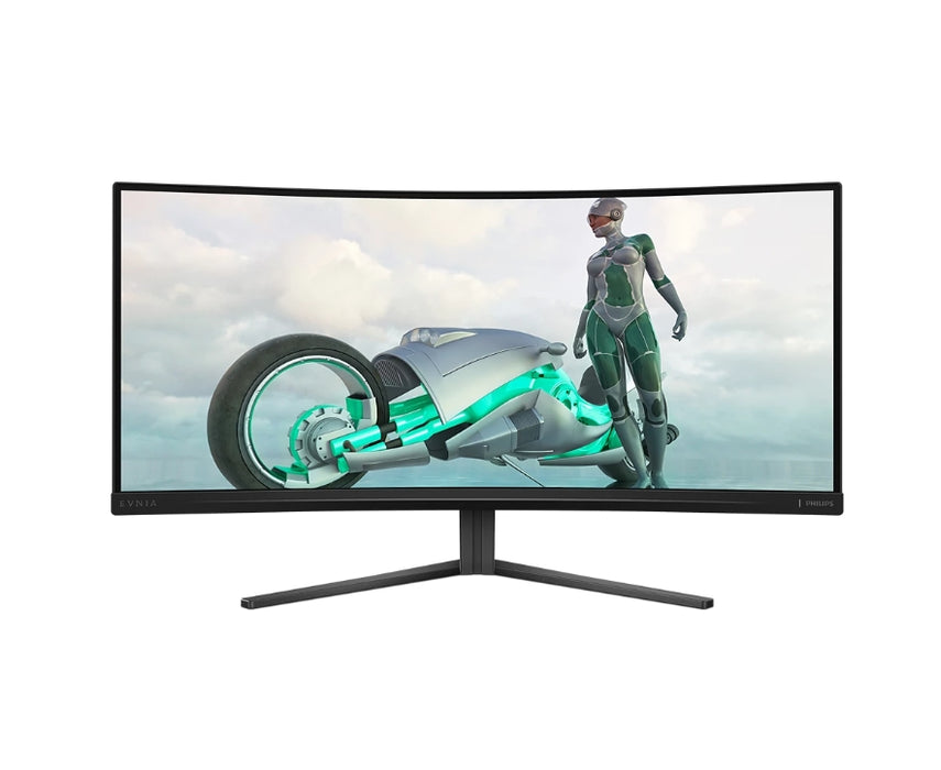 Philips Evnia 34M2C3500L, 34" Curved 1500R VA WLED, 3440x1440@180Hz, 1ms GtG, 0.5ms MPRT, 300cd m/2, 3000:1, Mega Infinity DCR, Adaptive Sync, FlickerFree, Low Blue Light, Tilt, 2xHDMI, DP