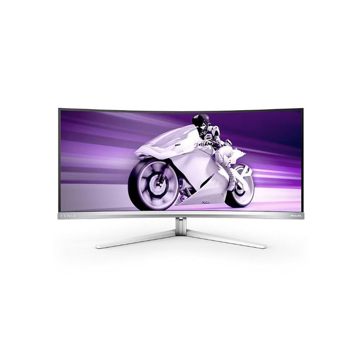 Philips Evnia 34M2C8600, 34" Curved 1800R, QD-OLED, 3440x1440@175Hz, 0.03ms GtG, 1000cd m/2, 1.000.000:1, Mega Infinity DCR, FlickerFree, Adaptive Sync, LowBlue Mode, 5Wx2+DTS, Tilt, Height Adjust, Swivel, 2xHDMI, DP, USB hub, White