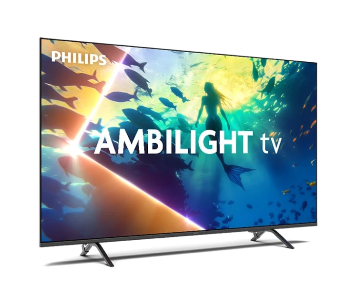 Philips 43PUS8010/12, 43" 4K UHD LED, 3840x2160p, 60Hz, DVB-T/T2/T2-HD/C/S/S2, 60Hz, Ambilight 3, Pixel Precise UHD, HDR+, Titan OS, Dolby Atmos & DTS:X, 3*HDMI, 2*USB, VRR, 802.11ac, BT 5.2, 20W RMS, Black