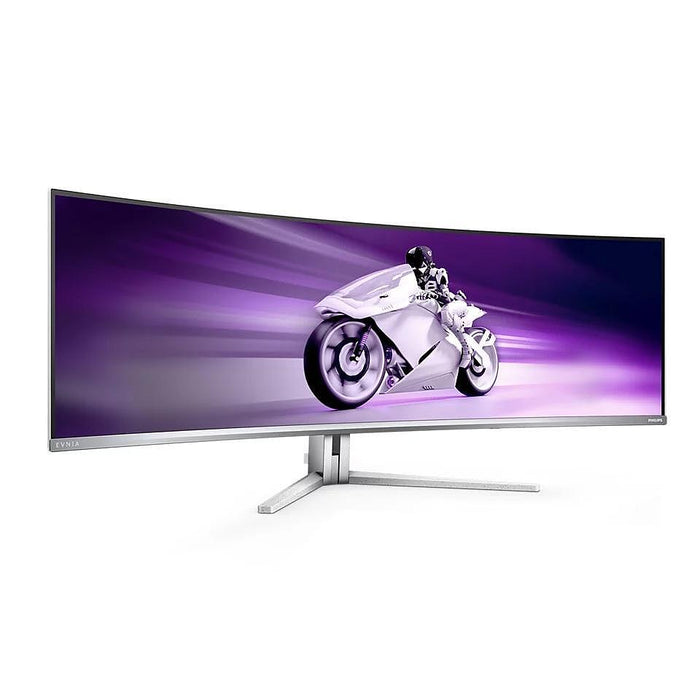 Philips Evnia 49M2C8900, 48.8" Curved 1800R QD-OLED, 5120x1440@240Hz, 0.03 GtG, Brightness 1000, 1000000:1, DCR 80M:1, Adaptive Sync, FlickerFree, Low Blue Mode, 7.5Wx4+DTS, Tilt, Height Adjust, Swivel, 2xHDMI, DP, USB hub