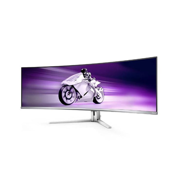 Philips 49M2C8900L, 48.9" QD-OLED Curved 1800R, 5120x1440@144Hz, 0.03 GtG, 1000cd m/2, 1.000.000:1, Mega Infinity DCR, Adaptive Sync, FlickerFree, Blue Light Soft., 7.5Wx4+DTS, Tilt, Height Adjust, Swivel, 2xHDMI, DP, USB hub