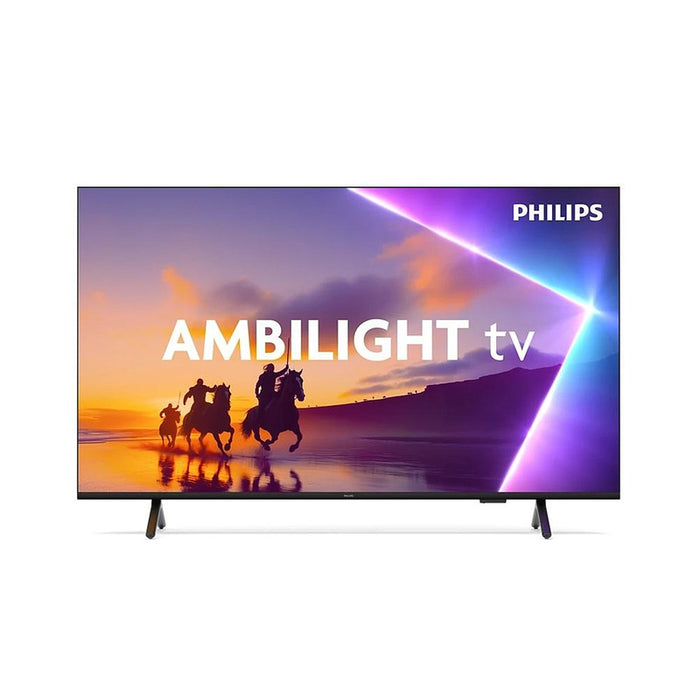 Philips 50PUS8510/12, 50" 4K Ultra HD QLED, 3840x2160p, DVB-T/T2/T2-HD/C/S/S2, 60Hz, Ambilight 3, Pixel Precise UHD, 90% DCI, HDR+, Titan OS, Dolby Atmos, Dolby Digital, VRR, 3*HDMI, 2*USB, 802.11ac, 20W RMS, Black