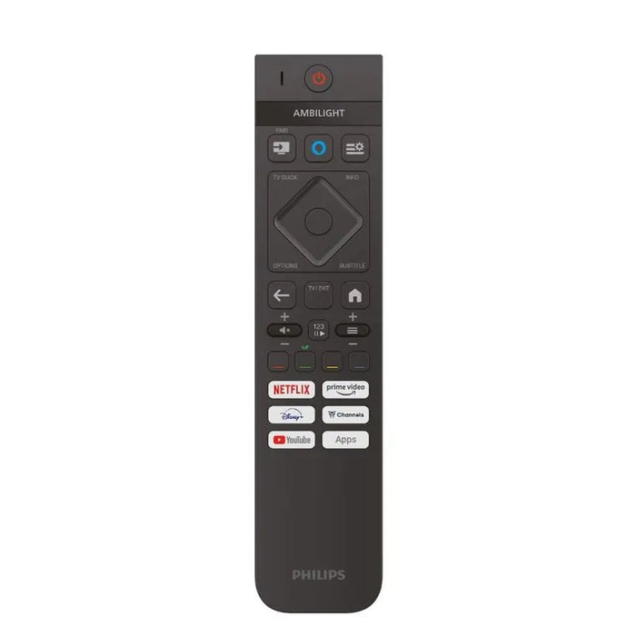Philips 50PUS8510/12, 50" 4K Ultra HD QLED, 3840x2160p, DVB-T/T2/T2-HD/C/S/S2, 60Hz, Ambilight 3, Pixel Precise UHD, 90% DCI, HDR+, Titan OS, Dolby Atmos, Dolby Digital, VRR, 3*HDMI, 2*USB, 802.11ac, 20W RMS, Black