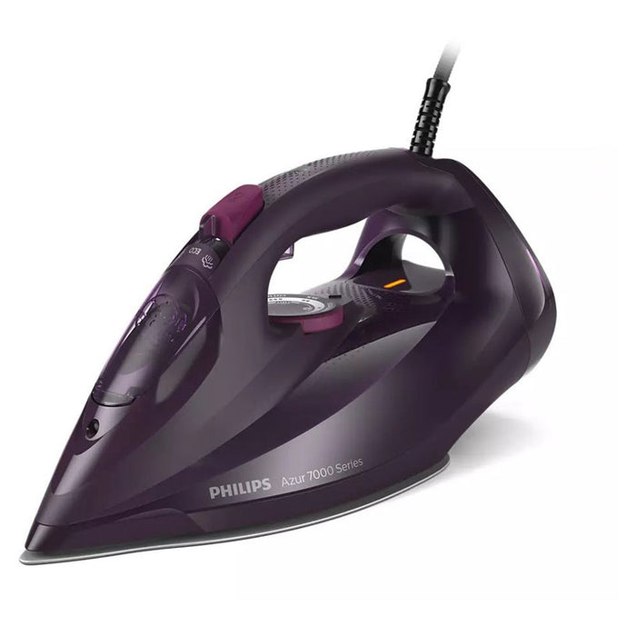 Philips 7000 series DST7061/30 iron Steam iron SteamGlide Elite soleplate 3000 W Purple