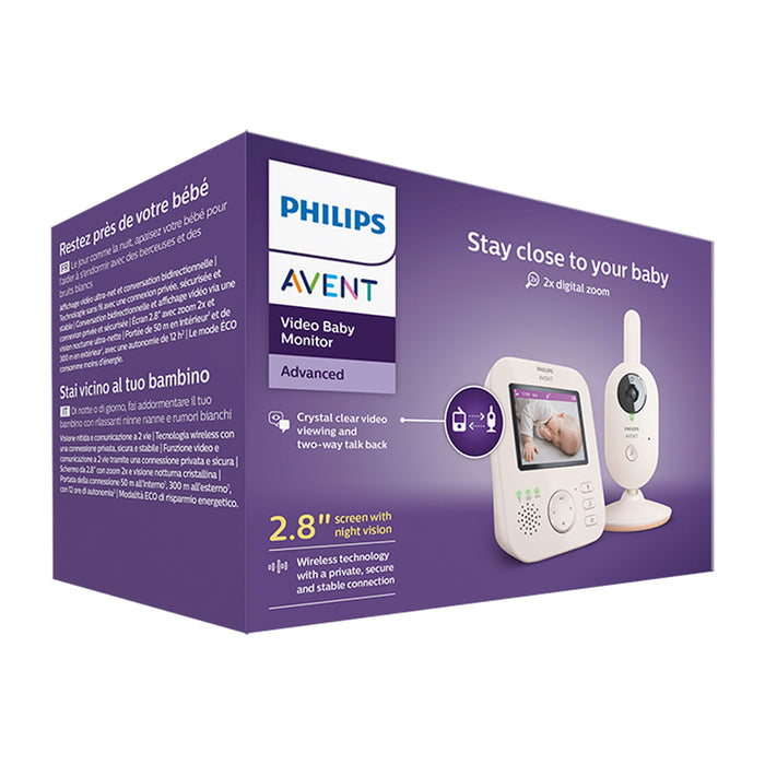 Baby monitor PHILIPS AVENT SCD881/26 Lullabies, FEEDBACK, VIDEO SIGNAL