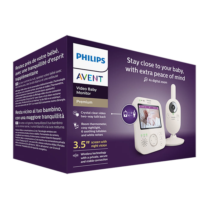 Baby Monitor PHILIPS AVENT SCD891/26 THERMOMETER, Lullabies, FEEDBACK, VIDEO SIGNAL, NIGHT LIGHT
