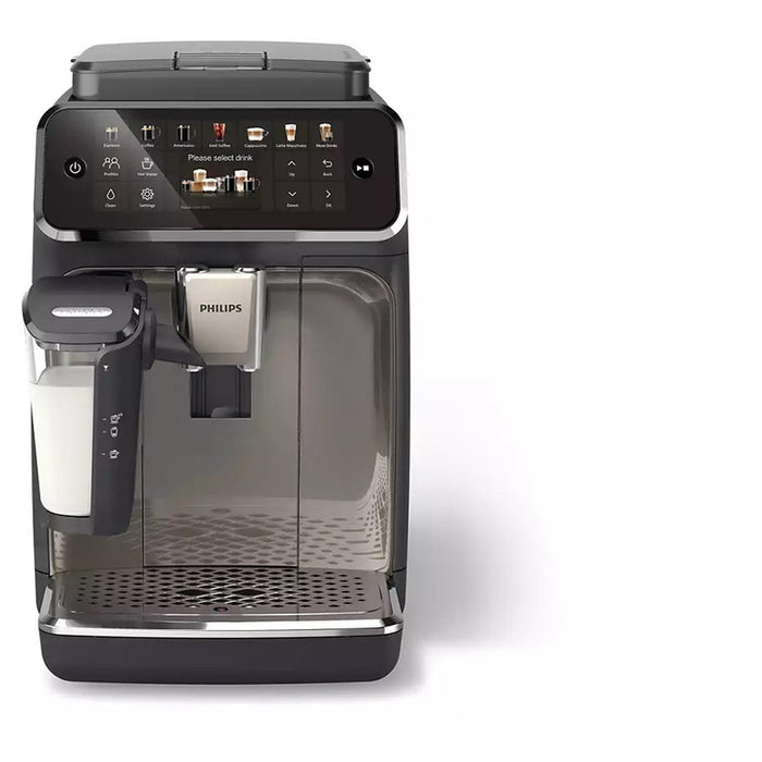 Coffee machine PHILIPS LatteGo 5500 SERIES EP5549/70 1800.00 ml, AUTOMATIC CAPPUCCINO SYSTEM, 15.00 bar, GROUND COFFEE OPTION, BLACK
