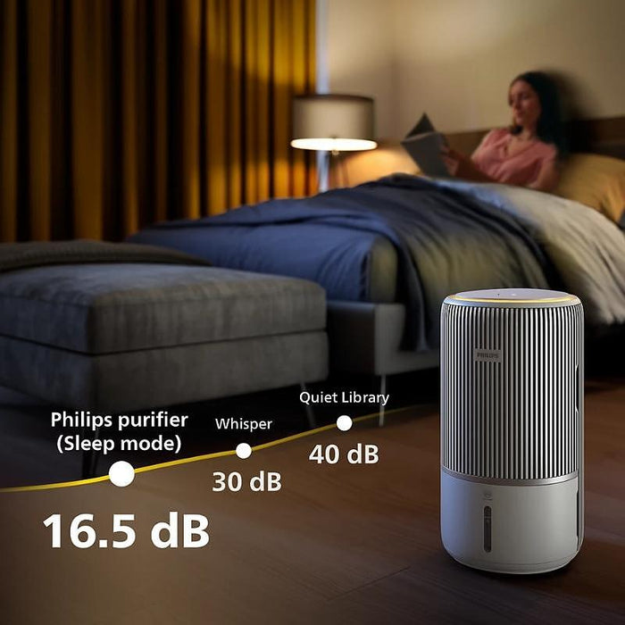Intelligent air purifier and humidifier 2 in 1 PHILIPS AC3420/10 PureProtect Water from the 3400 series