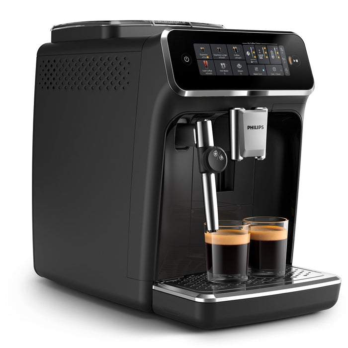 Philips Automatic Coffee Maker 3300 Series Panarello Plus EP3321/40, 1.8L, 230W, Touchscreen, Black EU