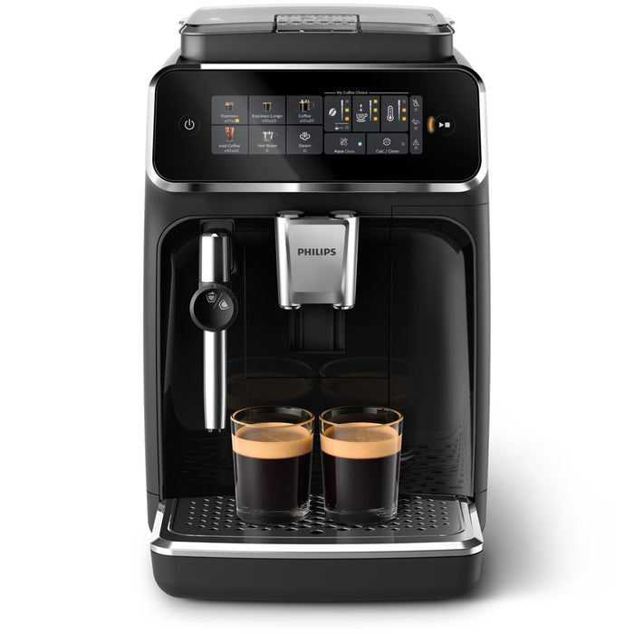 Philips Automatic Coffee Maker 3300 Series Panarello Plus EP3321/40, 1.8L, 230W, Touchscreen, Black EU