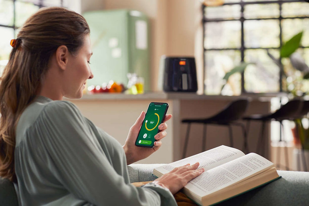 Philips Essential HD9280/70 fryer Single 6.2 L 2000 W Deep fryer Black, Silver