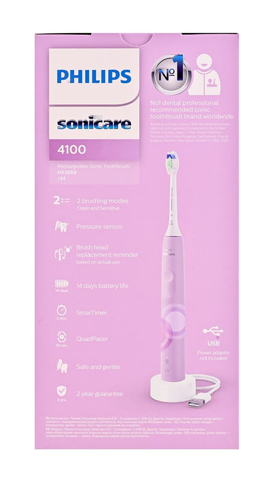 Philips 4100 Series HX3689/44 Sonic electric toothbrush