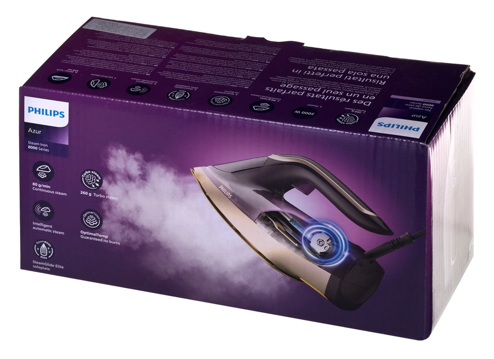 Philips DST8040/30 iron Steam iron SteamGlide Elite soleplate 3000 W Lilac