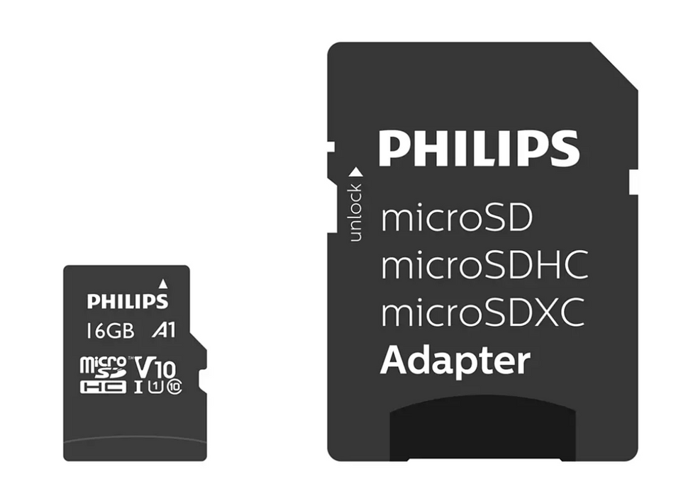 Philips Micro SDHC Card 16GB Class 10