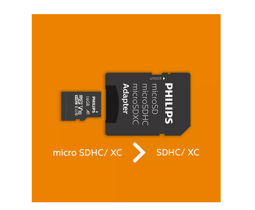 Philips Micro SDHC Card 16GB Class 10