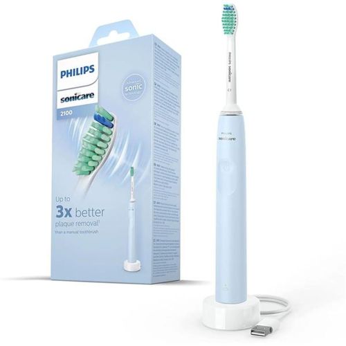 Philips Electric Toothbrush Sonicare 2100 Series HX3651/12 Light Blue EU