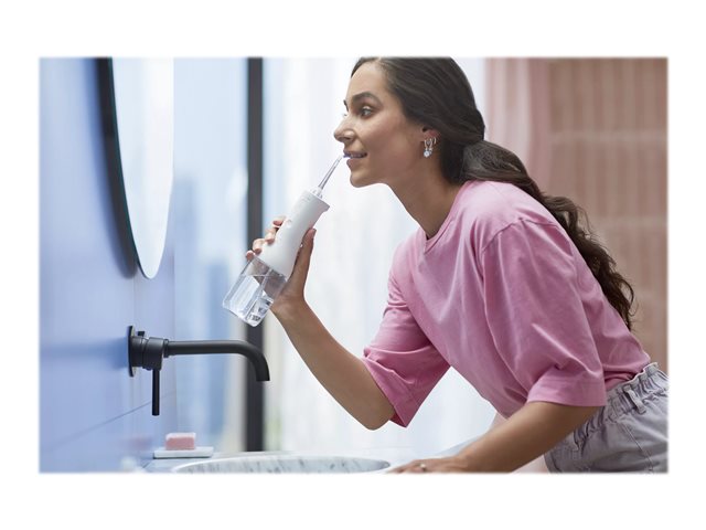 PHILIPS Cordless Power Flosser 3000 Oral Irrigator 2 flossing modes 3 intensities Easy-to-fill 250ml reservoir