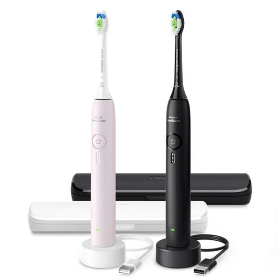 Electric toothbrush PHILIPS Sonicare HX4072/42, 2 handles