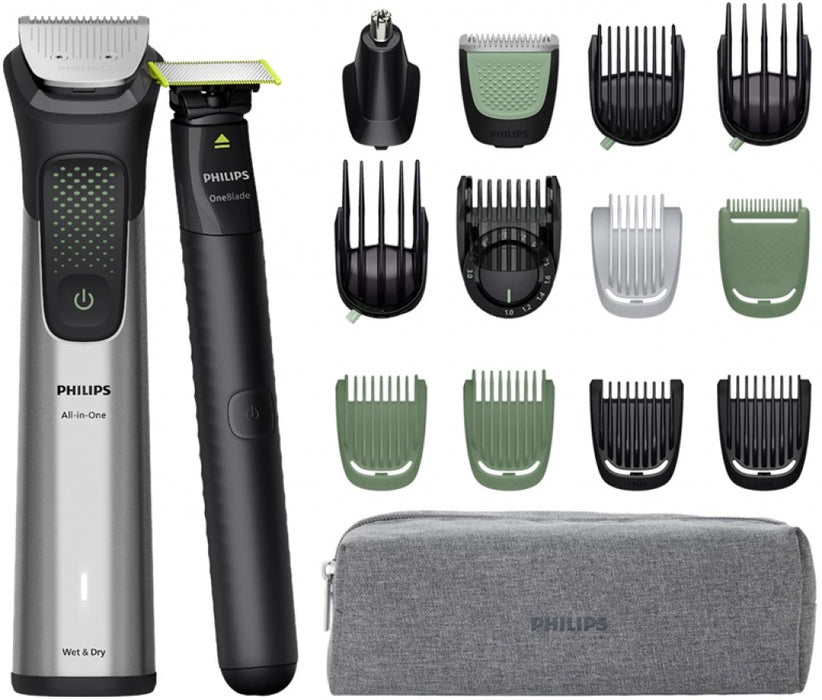Trimmer PHILIPS 17in1 MG9535/15 + OneBlade All-in-One Trimmer 9000 Series