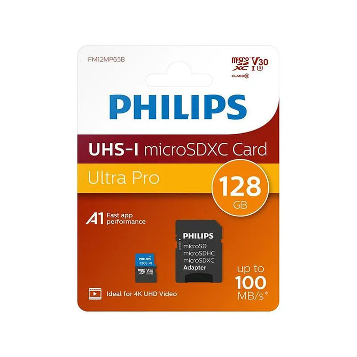 Memory USB Philips MicroSDHC 128GB Cl.10/U3