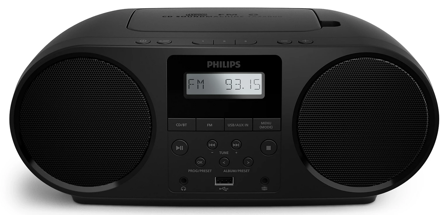 PHILIPS CD Player Radio Bluetooth 4W RMS black