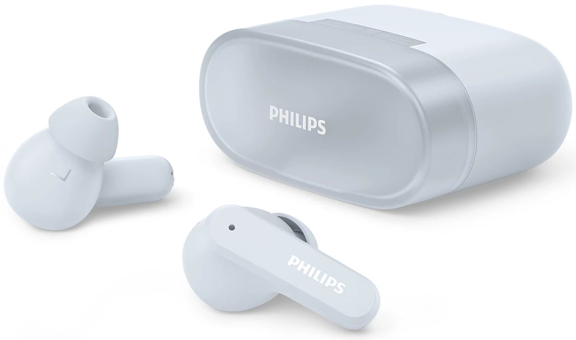 PHILIPS Bluetooth in-ear headphones up to 32 hours playtime blue
