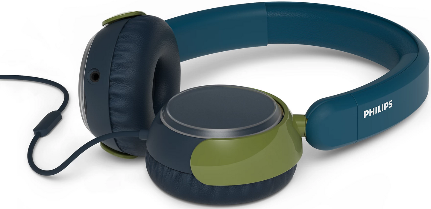 PHILIPS Kids Bluetooth headphones maximum volume limited to 85 dB Chrystal Teal