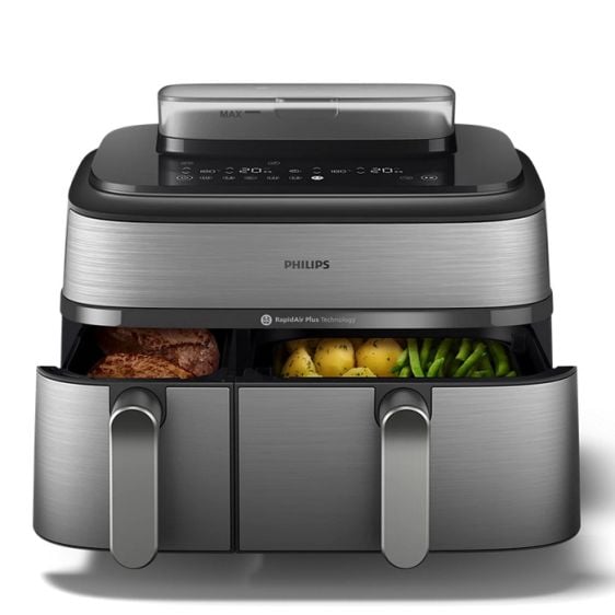 Fryer PHILIPS Dual Basket Airfryer NA555/00