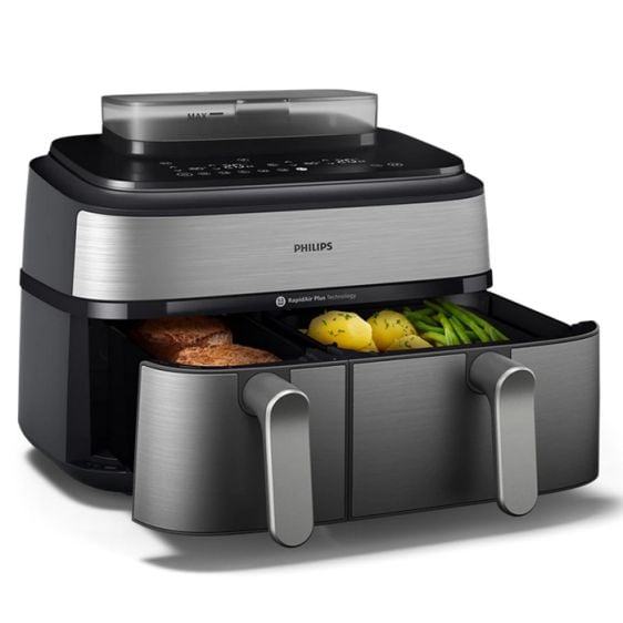 Fryer PHILIPS Dual Basket Airfryer NA555/00