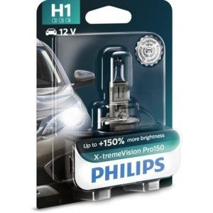 PHILIPS X-TREMEVISION PRO150 H1 3400K 55W 12V CARTON BLISTER 1 PCS