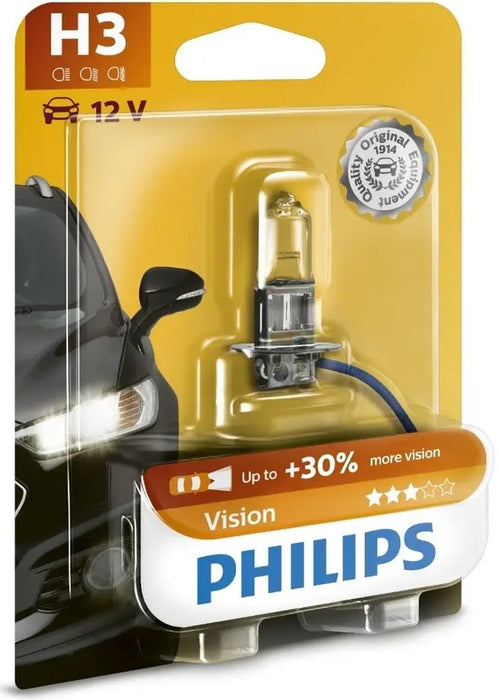 PHILIPS PREMIUM H3 3200K 55W 12V CARTON BLISTER 1 PCS