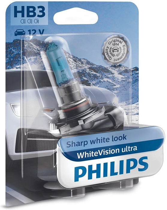PHILIPS WHITEVISON ULTRA HB3 5000K 60W 12V CARTON BLISTER 1 PCS