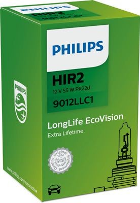 PHILIPS LONGLIFE HIR2 3200K 55W 12V CARTON BOX 1 PCS