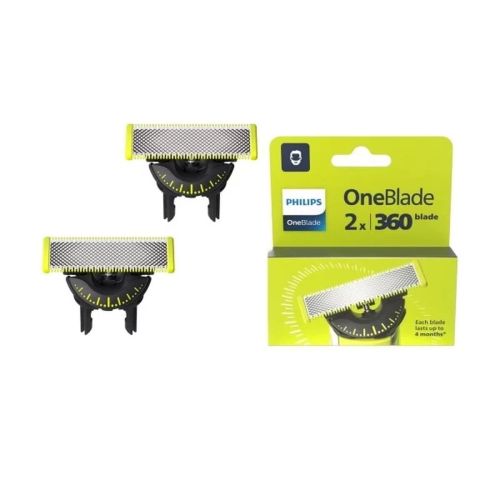 Philips Shaver OneBlade Replacement Blades QP420/50 (2pcs) Gray Eu
