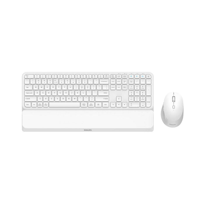 Mouse & Keyboard Philips SPT6607W/16 White QWERTY