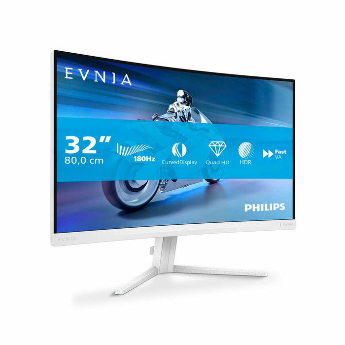 Philips 32M2C5501, 31.5" Curved 1500R VA WLED, 2560x1440@180Hz, 1ms GtG, 0.5ms MPRT, 300cd m/2, 3500:1, Mega Infinity DCR, Adaptive Sync, FlickerFree, LowBlue Mode, Tilt, Height Adjust, Swivel, 2xHDMI, DP