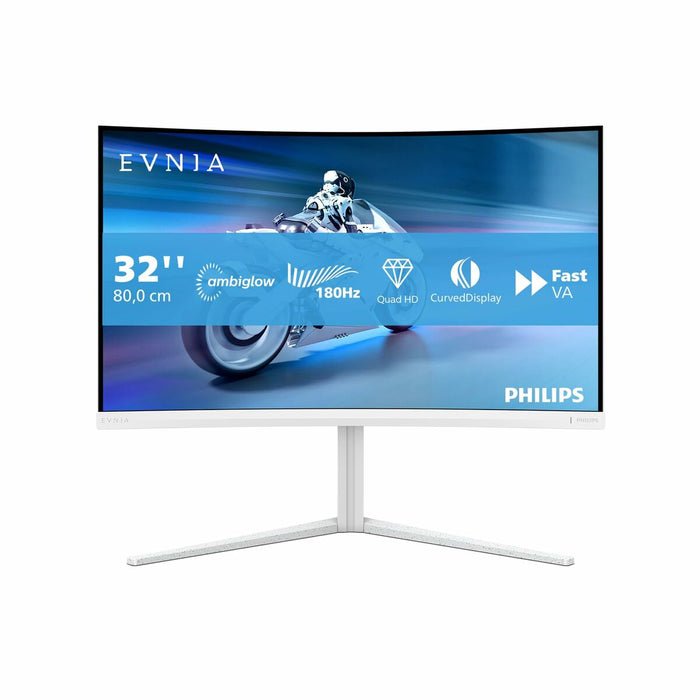 Philips 32M2C5501, 31.5" Curved 1500R VA WLED, 2560x1440@180Hz, 1ms GtG, 0.5ms MPRT, 300cd m/2, 3500:1, Mega Infinity DCR, Adaptive Sync, FlickerFree, LowBlue Mode, Tilt, Height Adjust, Swivel, 2xHDMI, DP