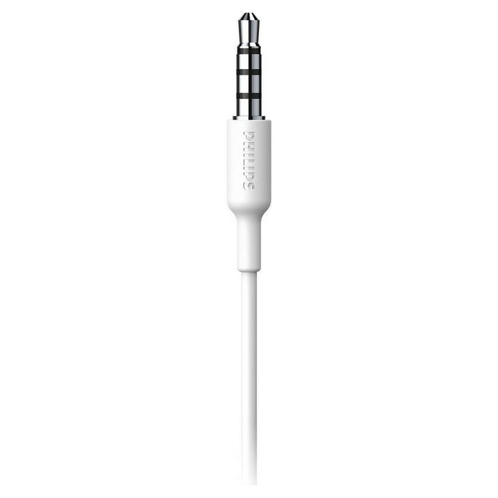 PHILIPS InEar Earhook Headphones white 15mm speaker driver optimizes wearing comfort