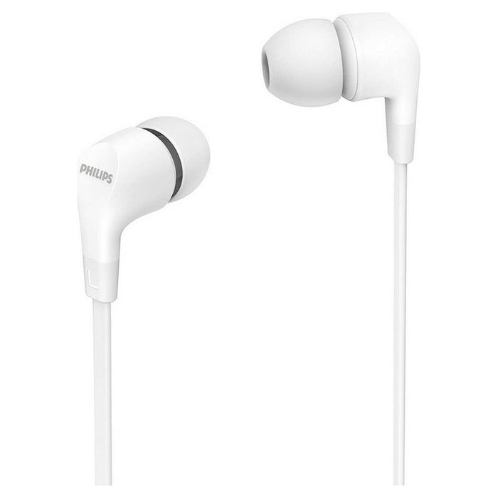 PHILIPS InEar Earhook Headphones white 15mm speaker driver optimizes wearing comfort