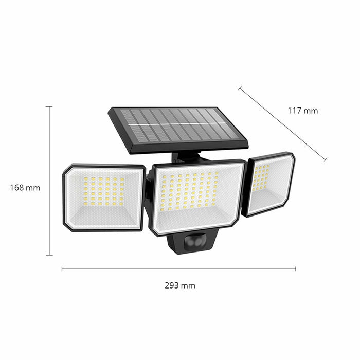 Solar-powered spotlight Philips 8,7 W 5000 K 29 x 11,7 x 16,8 cm Black Solar